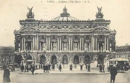 Postcard France Paris l'Opera