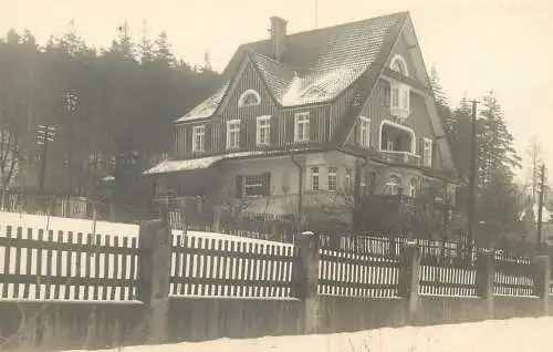 Postcard typical house rural area place to identify