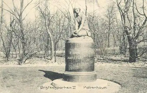 Denmark Copenhagen Orstedsoarken II statue monument