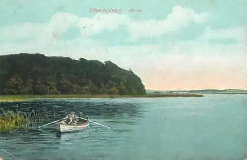 Denmark Skanderborg Aebelo rowing boat