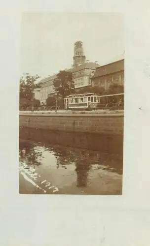 Denmark Copenhagen castle & lake road promenade tramway