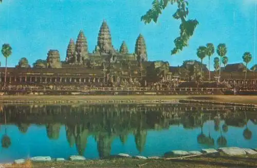 Postcards Cambodia Central Temple of Angkor Wat