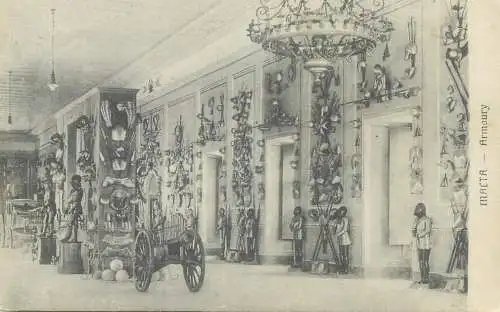 Malta Valletta Armoury Palace Arms Hall