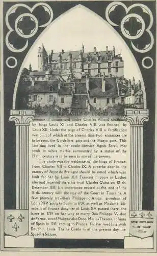 France Loches Royal Castle historical landmark