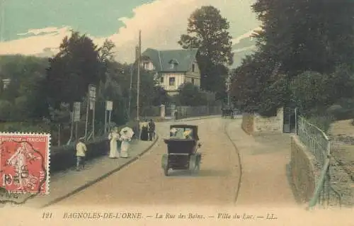 France Bagnoles-de-l'Orne Rue des Bains & Villa du Lac