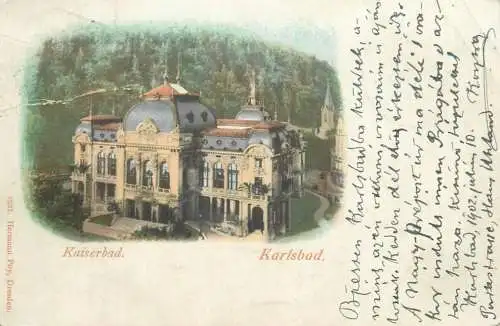 Czech Republic Karlsbad Karlovy Vary Kaiserbad Spa