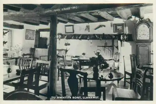 Greetings from Wales typical Welsh household interior view