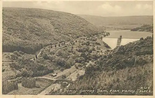 Wales Rhayader Elan Valley Pen-y-Garreg Dam