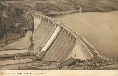 Wales Claerwen Dam Elan Valley Rhayader