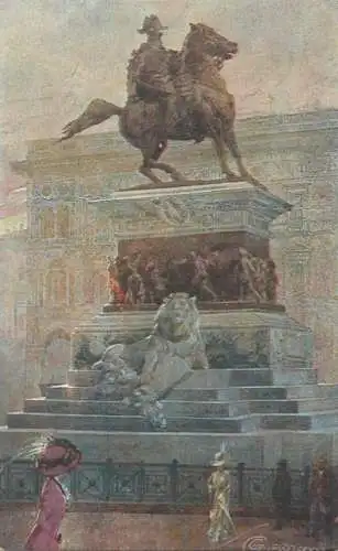 Italy Milano Monumento a Vittorio Emanuele II