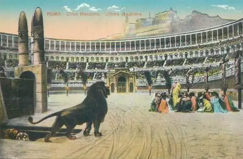 Italy Roma Colosseo Circo Massimo Ultima preghiere