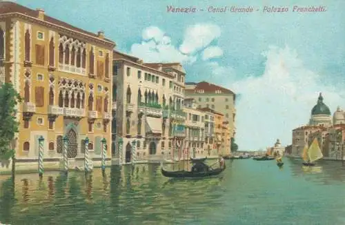 Italy Venezia Canal Grande Palazzo Franchetti