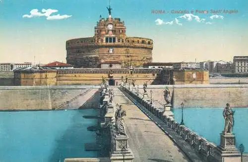 Italy Roma Castello & Ponte Sant'Angelo