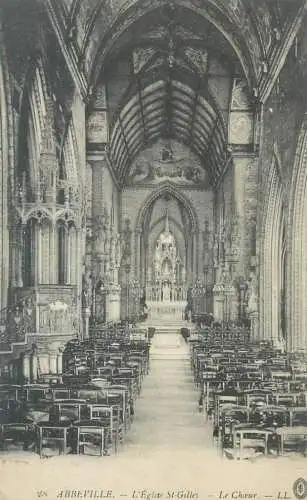 France Abbeville Eglise St Gilles Le Choeur