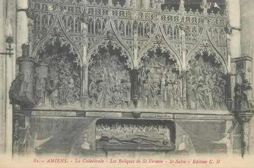 France Amiens La Cathedrale Les Reliques de St Firmin