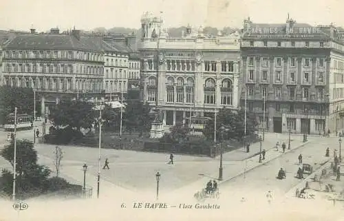France Le Havre Place Gambetta tramway