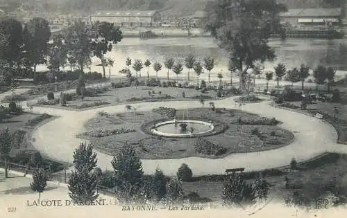 France La Cote d'Argent Bayonne Les Jardins