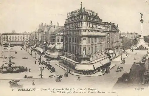 France Bordeaux Cours du Trente-Juillet & les Allees de Tourny