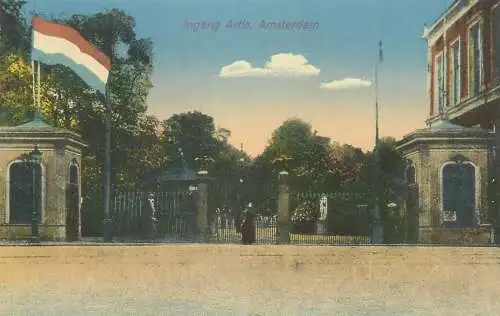 Netherlands Amsterdam. Ingang Artis