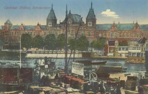 Netherlands Amsterdam. Central Station