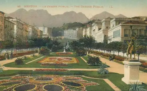 France Menton Le Jardin Public
