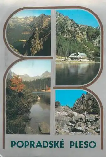 Slovakia High Tatra, Tatra National Park Popradske Pleso multi view