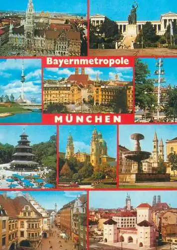Germany Munchen Bayernmetropole multi view
