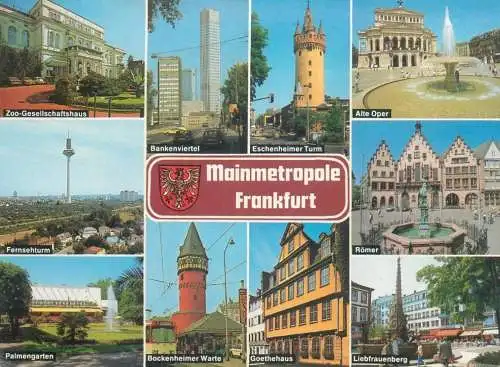 Germany Frankfurt Mainmetropole multi view