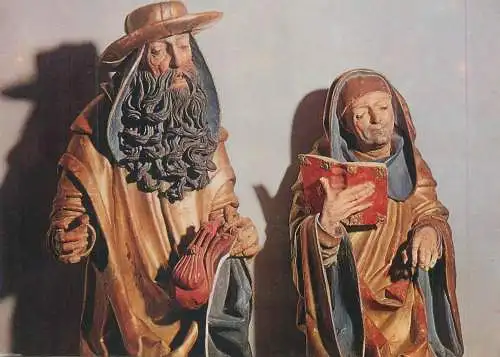 Slovenia National Gallery Die Heiligen Johannes der Almosenier & Leonard vers 1508 von Meister Paul von Leutschau