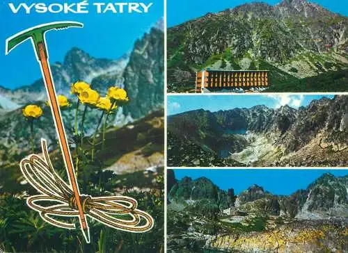 Slovakia Vysoke Tatry mountain different aspects