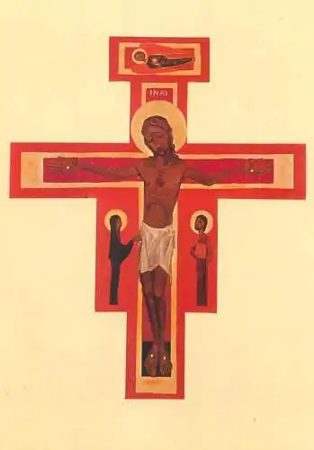 France Eglise de la Reconciliation Religious Art Taize "Le Christ en croix"