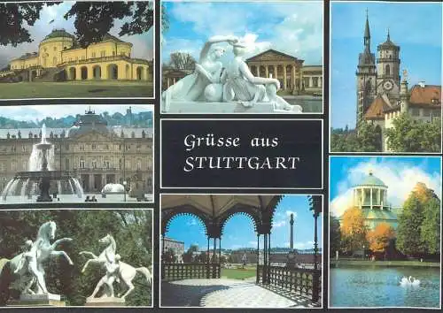 Germany Grusse aus Stuttgart several views