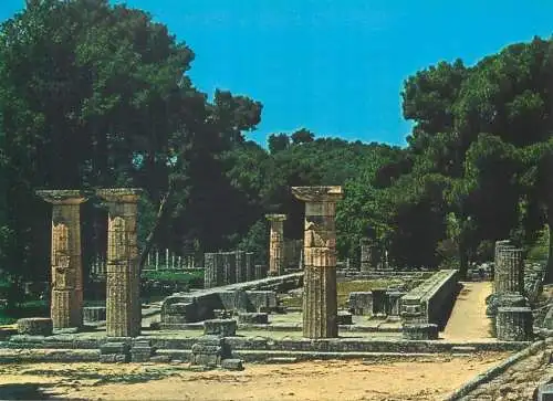 Greece Ancient Olympia Temple of Hera