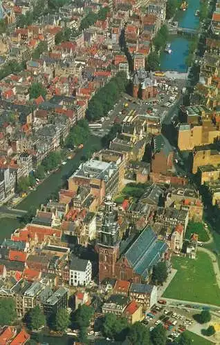 Netherlands Amsterdam aerial view