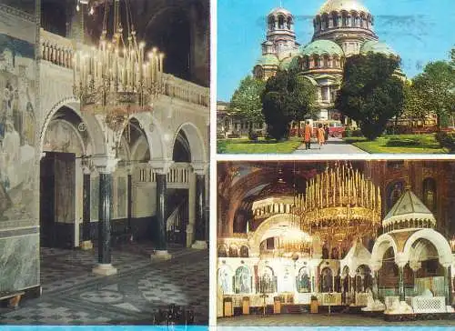 Bulgaria Sofia Temple Mounument  "Al. Nevski" multi view