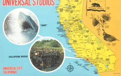 Postcard United States > CA - California Universal City L.A.