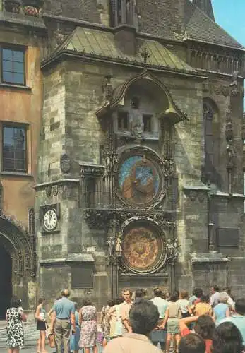 Czech Republic Prague Old Town with the horologe and chapel