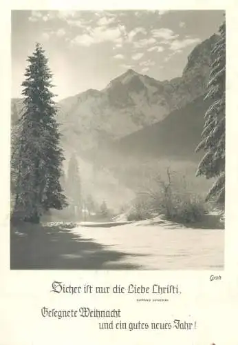 Winter Holidays greetings winter scenery picturesque mountain landscape detail view