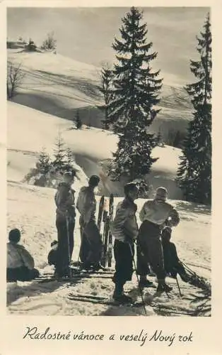 Postcard Czech Republic Radostne vanoce a vesely Novy rok