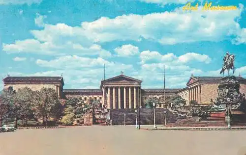 Postcard United States > PA - Pennsylvania > Philadelphia museum of art 1965