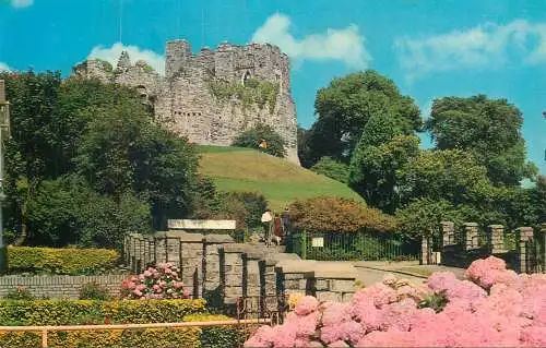 Postcard UK Wales Oystermouth castle Mumbles 1979
