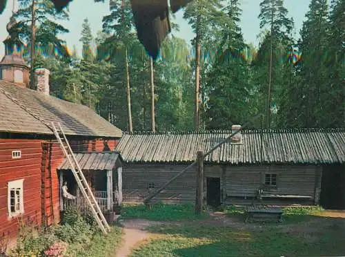Finland Helsinki Open-Air Museum Farmhouse West Finland
