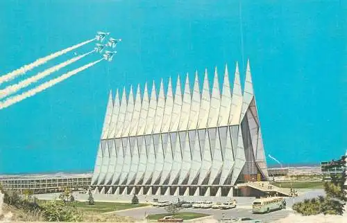 Postcard United States > CO - Colorado > Colorado Springs Cadet chapel US Air Force Academy