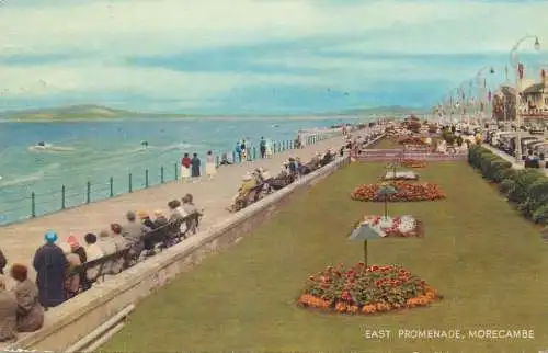 Postcard United Kingdom > England East Promenade Morecambe