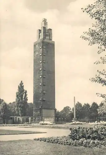 Germany Magdeburg Aussichtsturm im Kulturpark Rotehorn