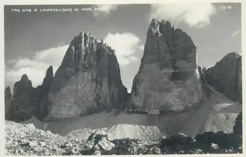 Postcard Italy Tre Cime di Lavaredo da Nord Ouest