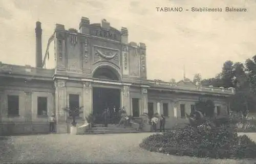 Postcard Italy Tabiano Stabilimento Balneare