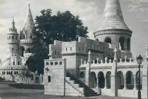 Hungary Budapest Fishers' Bastion detail aspect