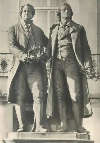 Germany Weimar Goethe and Schiller Monument