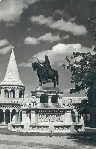 Hungary Budapest Fisher's Bastion & St Stephen's Monument